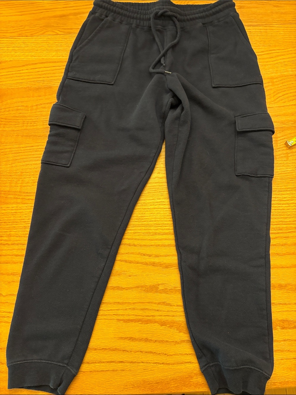 Reflex Dark Blue Cargo Jogger Pants with Drawstring